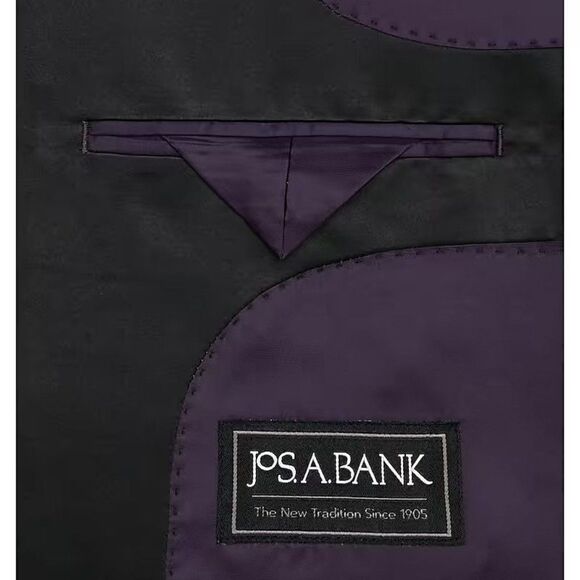 46R JOS A BANK Tailored Fit Satin Lapel Dinner Jacket Blazer C070556‎ - Picture 9 of 10